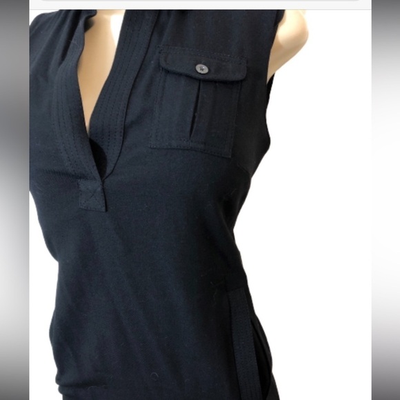 Martin + Osa Dress Black Collar Tunic Sleeveless Size XS - Picture 7 of 7